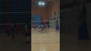 You’re getting blocked mate🤓trending volleyball funny viralshorts viral sports al [upl. by Furmark]