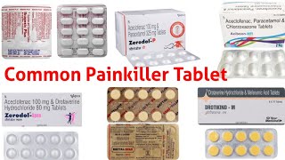 Top 10 Pain killer Tablets ll दर्द के लिए सबसे अच्छी दवाई ll Pharma lectures [upl. by Avictor]