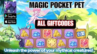 Magic Pocket Pet amp All 5 Giftcodes  5 Free Codes Magic Pocket Pet  How to Redeem [upl. by Kate886]