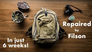 Filson Photographers Backpack Repaired by Filson for the Second Time [upl. by Steiner]