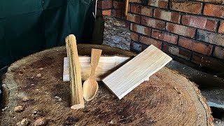 Making Use of Scrap Wood  Butter Spreader [upl. by Limber]