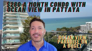 Tour My 280 Dollar A Month Luxury Beach Condo In Pattaya Thailand [upl. by Eceeryt]