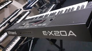 Teclado Arranjador Roland ex 20 a  com ritmos brasileiros de fábrica [upl. by Eclud]