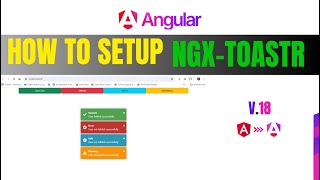 NGX Toastr Alert in Angular 17  18  Angular  Notification Message  ngxtoaster  in Hindi✅🔥 [upl. by Citron]