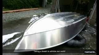 Building a 16 Foot Aluminum Fishing Boat From a Kit [upl. by Cruz701]