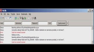 How To Fix FileZilla Connection Error  Failed with EAI [upl. by Naehgem160]