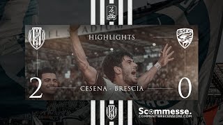 Highlights Cesena  Brescia 20 [upl. by Nnairac]