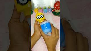 Dare⁉️Do Nothing🫣❌ Minion Slime Review⚗️💧shorts asmulticreativity diy crafts slime [upl. by Thrift]