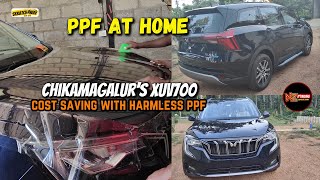 PPF at home 😱 We did Chikamagalur’s XUV700’s PPF TPU home installation with our Coimbatore Team 🔥😎 [upl. by Horbal975]