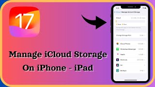 How to Fix iCloud Storage is Full  How to Manage iCloud Storage  Free Up iCloud Storage  iPhone [upl. by Scharff]