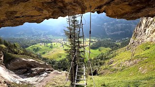 Via Ferrata  Klettersteig Kandersteg  Allmenalp im Berner Oberland [upl. by Lattimer]