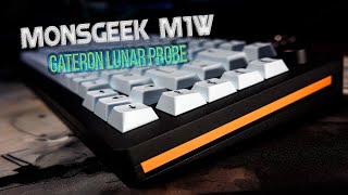 Monsgeek M1W Keyboard  Dark Night Barebone  Gateron Lunar Probe Switches  GMK Modern Ink Keycaps [upl. by Conard]