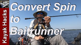 Trick Convert Spinning Reels to Baitrunner Fishing Reels [upl. by Rochella]