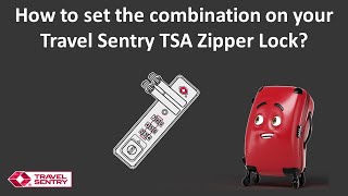 How to set the combination on your Travel Sentry TSA LOCK [upl. by Donni210]