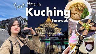 First time in Kuching Sarawak Travel Vlog 🇲🇾  exploring the city kuching waterfront [upl. by Attalanta122]