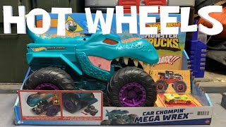 Hot Wheels Monster Trucks Car Chompin MegaWrex [upl. by Nomla]