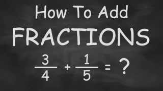 How To Add Fractions  Fast and Easy fraction addition [upl. by Nnad]