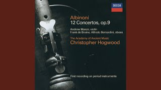 Albinoni Concerto a 5 in B flat Op 9 No 11 for Oboe Strings and Continuo 1 Allegro [upl. by Nosnej]