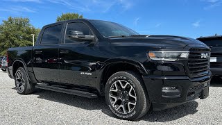 2025 RAM 1500 Laramie Walkaround Review And Features [upl. by Akiemat]