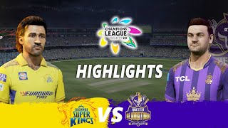 CSK vs Quetta gladiators highlights  clt20  cricket24 highlights [upl. by Bonney]