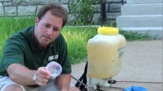 Spraying Nutsedge  Lawn Care [upl. by Fern]