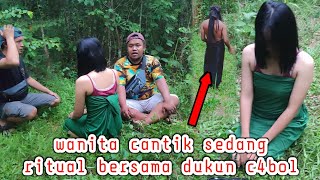 WANITA CANTIK SEDANG RITUAL BERSAMA DUKUN C4BOL mbahwongso MBAHDEN [upl. by Arral230]