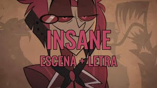 Alastor llega al infierno  INSANE  ALASTOR letra  Hazbin Hotel Escena en Español Latino [upl. by Jayne]