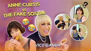 Anne Curtis vs The Fake Sosyal  VICE GANDA [upl. by Avehs]