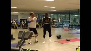 Antoine Griezmann amp Ousmane Dembele Singing amp Dancing [upl. by Thanh]