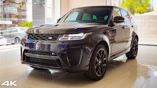 A Detailed Look Inside the 2021 Range Rover Sport SVR Carbon Edition [upl. by Ulyram]