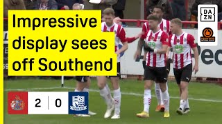 Hosts put in a brilliant performance  Altrincham 20 Southend  National League HIGHLIGHTS [upl. by Alomeda]