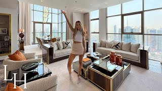 Inside a STUNNING 3265000 Dubai Marina PENTHOUSE [upl. by Kamilah]