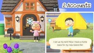 How To Add Second Home  Character On Animal Crossing New Horizons [upl. by Cheney600]