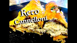 Keto Cannelloni  Ricotta Beef Filling  Gluten FREE [upl. by Eniluqaj]