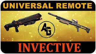 Destiny UNIVERSAL REMOTE vs INVECTIVE Exotic Shotgun WEAPON COMPARISON PVP [upl. by Alda]