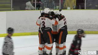 GOJHL  Sarnia Legionnaires vs Fort Erie Meteors [upl. by Witherspoon913]