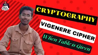 Vigenere Cipher Encryption and Decryption when table is given cryptography nepalilanguage [upl. by Pillihp586]