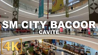 SM City Bacoor  Mall Walking Tour  4K  Bacoor City Cavite Philippines [upl. by Sucramrej]