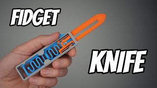 Fidget Knife 3D Printed [upl. by Schaefer]