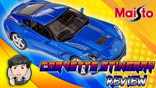 Maisto 118 Corvette Stingray Special Edition maisto diecast carcollection corvette cartoys [upl. by Lotsirhc]