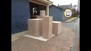 How To Make A DIY Art Display Pedestal Part 1 [upl. by Nereil633]