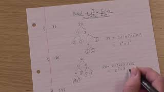 Product of Prime Factors in Index Form [upl. by Nitsug]