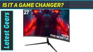 Gawfolk Curved 27 inch Gaming Monitor 144hz180hz Review [upl. by Haiel]