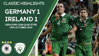 CLASSIC HIGHLIGHTS  Germany 11 Ireland  UEFA Euro 2016 Qualifier [upl. by Annaegroeg396]