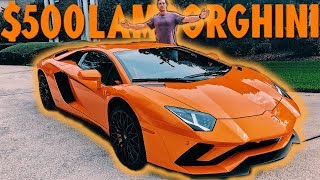 500 Lamborghini Aventador S 2019  Omaze Winner  Reveal and Test Drive [upl. by Ednarb]