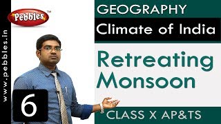 Retreating Monsoon  Climate of India  Social Class 10 Science [upl. by Suolevram932]