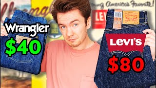 How Wrangler Jeans Crush Levi’s At Half The Price [upl. by Donelson]