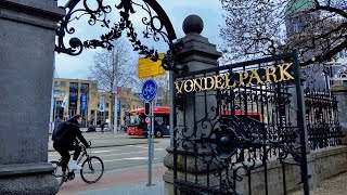 Exploring Vondelpark the largest and most visited park in Amsterdam Netherlands 4K [upl. by Larual]