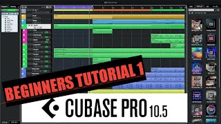 Beginners Lesson 1 Introduction To Cubase 105 Tutorial [upl. by Bodkin]