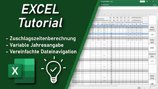 ZeiterfassungStundenzettelArbeitsnachweis in Excel UPDATE mit neuen Funktionen  FREE DOWNLOAD [upl. by Lamp424]